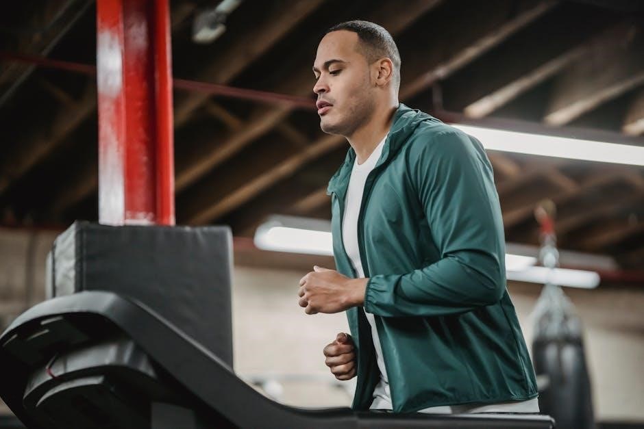 pro fitness running machine manual